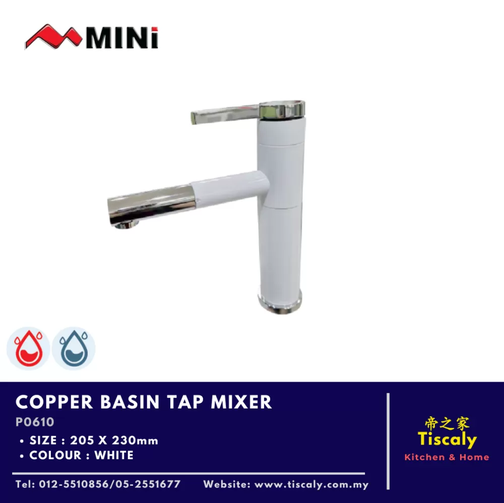 MINI COPPER BASIN TAP MIXER P0610