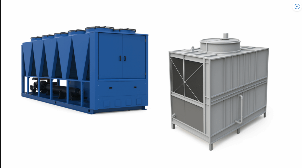 cooling tower ande chiller unit integration