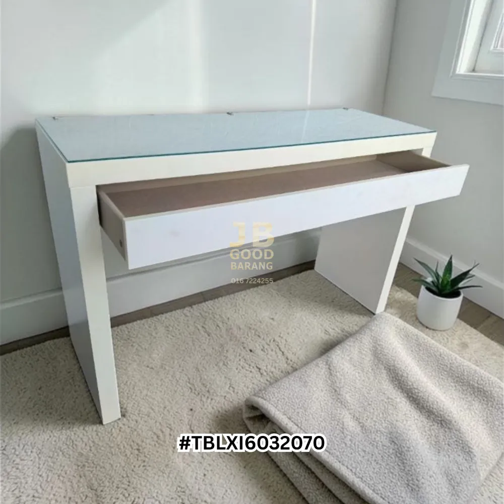 Good Quality IKEA MALM Dressing Table With Glass Top Household Furniture Wine Rack Johor Bahru (JB), Malaysia Supplier, Supply, Supplies | JBG BARANG SDN. BHD. Good Quality IKEA MALM Dressing Table With Glass Top Household Furniture Wine Rack Johor Bahru (JB), Malaysia Supplier, Supply, Supplies | JBG BARANG SDN. BHD.