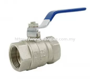 AT8101 AUTOMA Nickel Plated Brass 2-PC Body Ball Valve PN25 Thread End