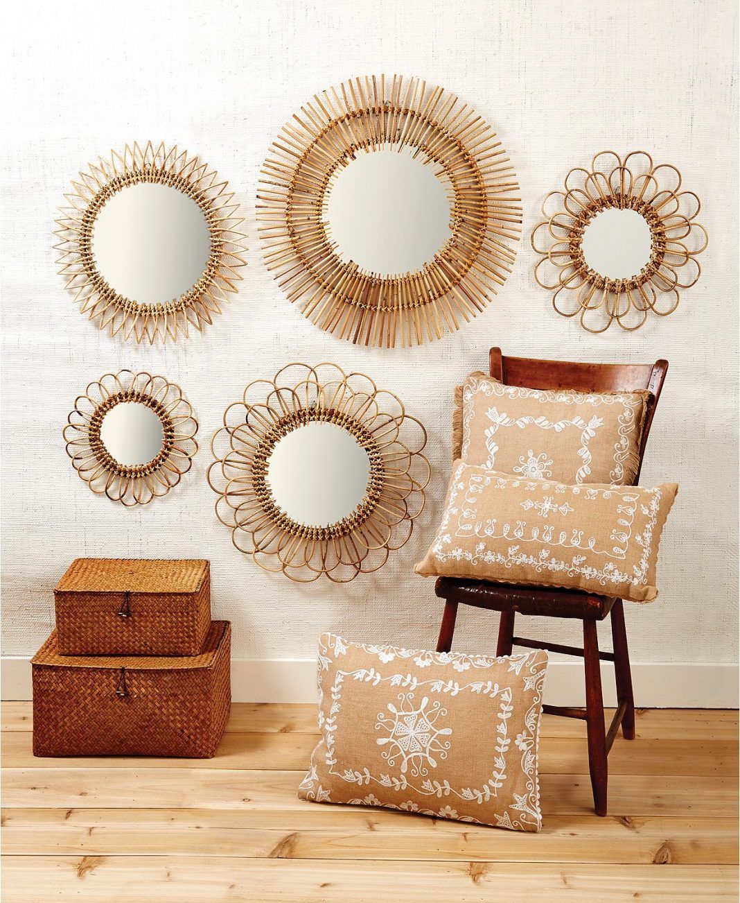 MIR 051 - RATTAN MIRROR