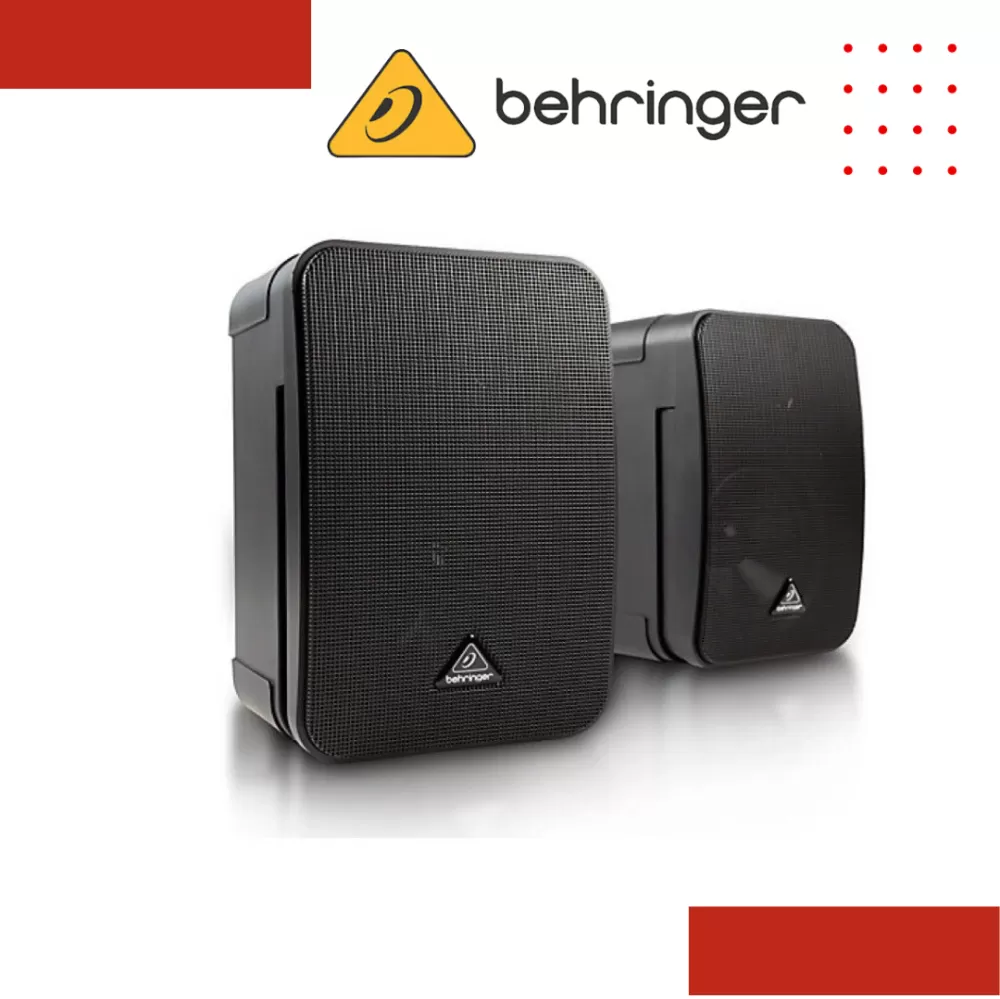 Behringer 1c-bk Ultra-Compact, 100-Watt, 5“ Monitor Speakers pair