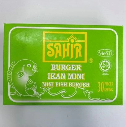 Sahir Mini Fish Burger 1.1kg/30pcs