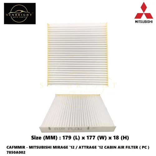 CAFMMIR - MITSUBISHI MIRAGE '12 / ATTRAGE '12 CABIN AIR FILTER ( PC ) 7850A002