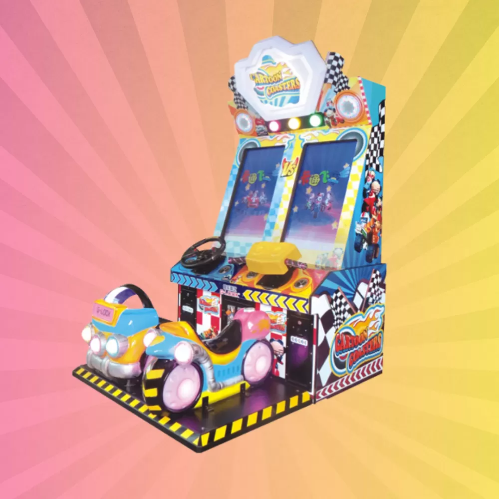 Cartoon Coasters Video Arcade Machine
