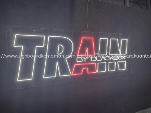 TRAIN INDOOR LED NEON SIGNAGE SIGNBOARD AT KEMAMAN TERENGGANU MALAYSIA