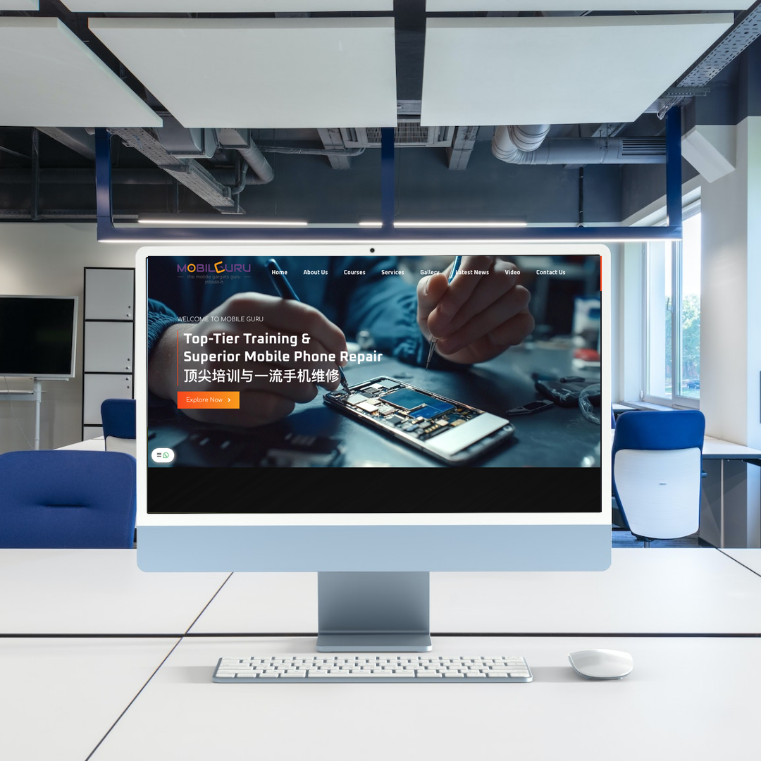 Mobile Guru Sdn Bhd Website Design & SEO Case Study | Smartphone Repair & Parts Supplier in Johor