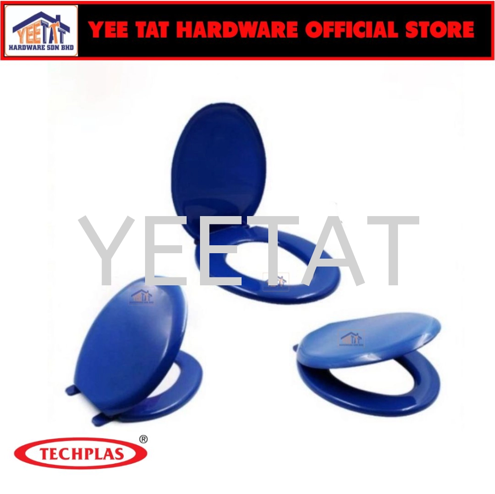 [ TECHPLAS ] TSL-4113 “Deluxe” Toilet Seat & Cover Sorento Blue