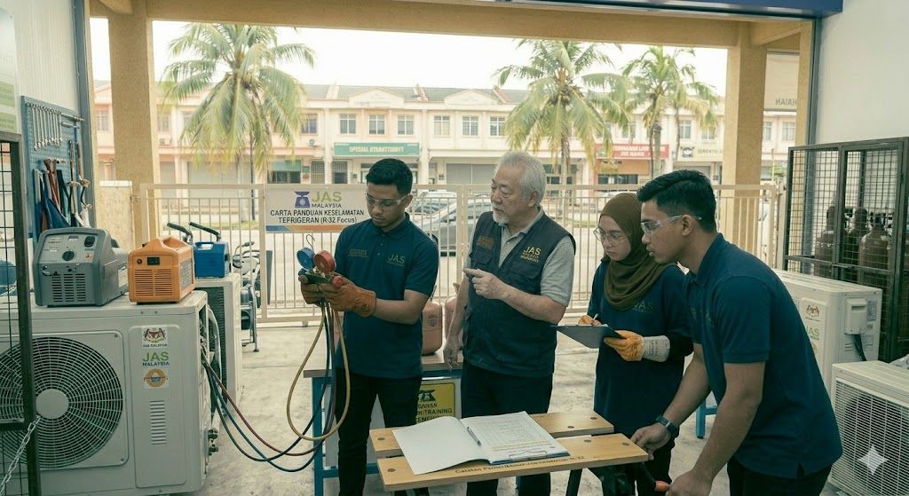 refrigerant pressure safety guidelines Malaysia DOE