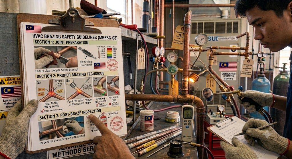 HVAC brazing safety guidelines