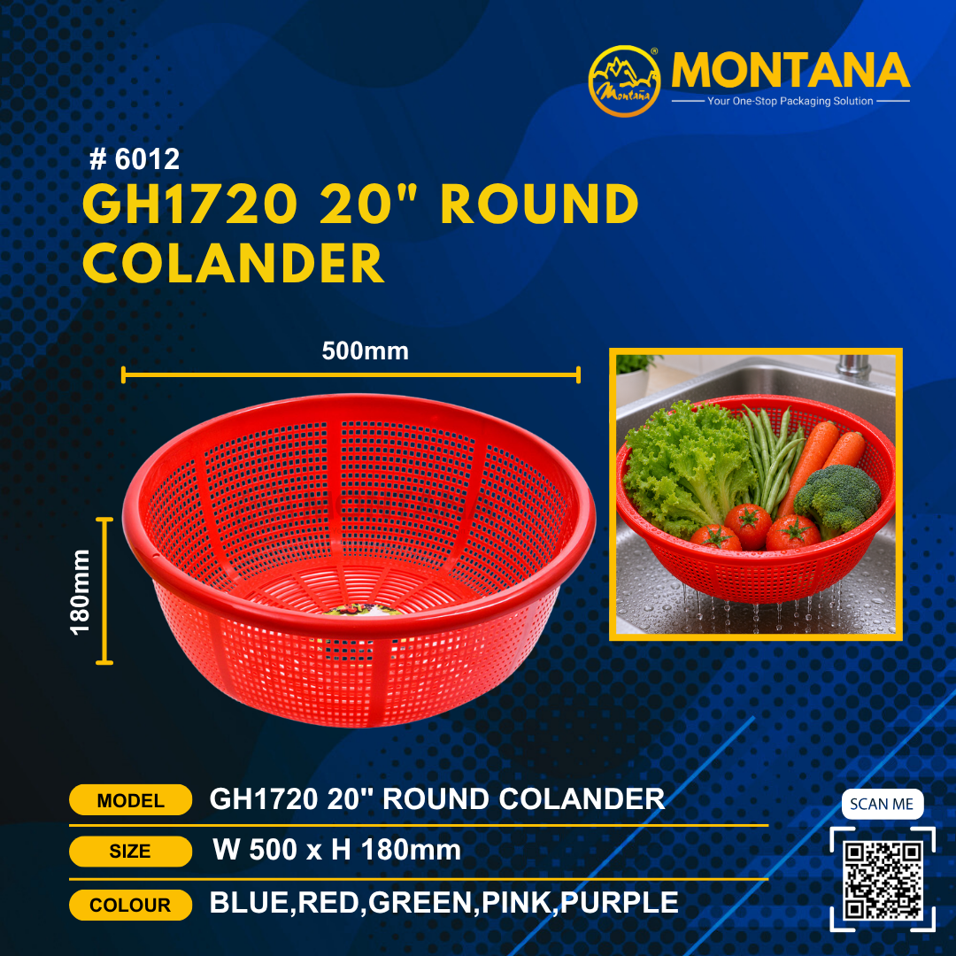 (6012) GH1720 20" ROUND COLANDER
