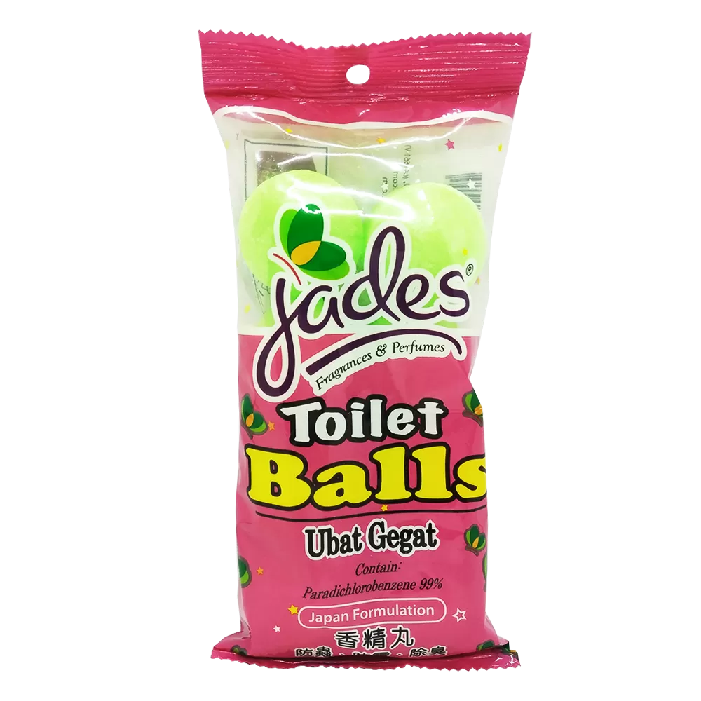 Jades Toilet Balls 8pcs - Green (Mothballs / Ubat Gegat)