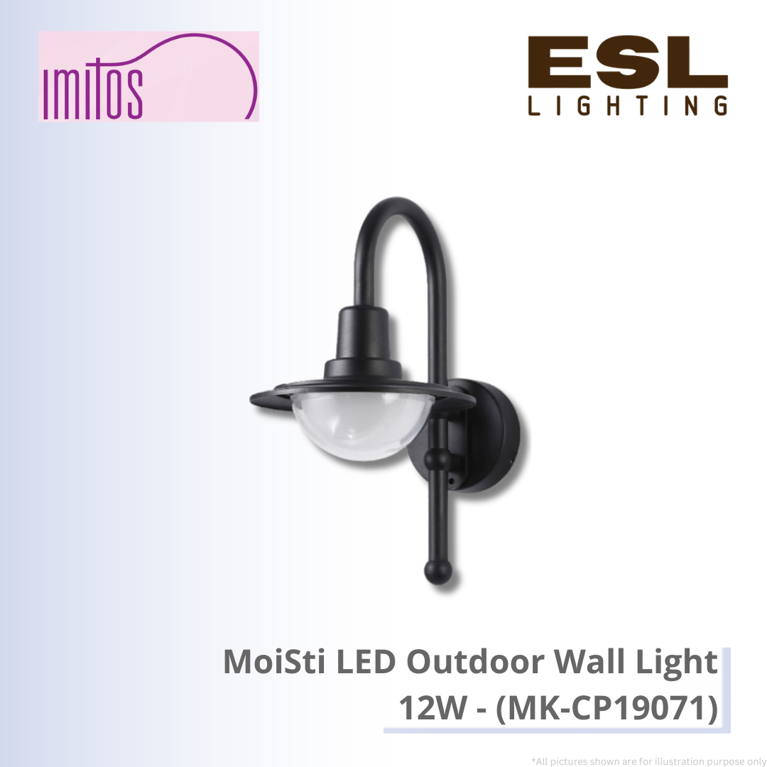 IMITOS MoiSti LED Outdoor Wall Light 12W - MK-CP19071 IP65