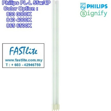 Philips PL-L 55W/830/4Pin base 2G11 (made in Poland)
