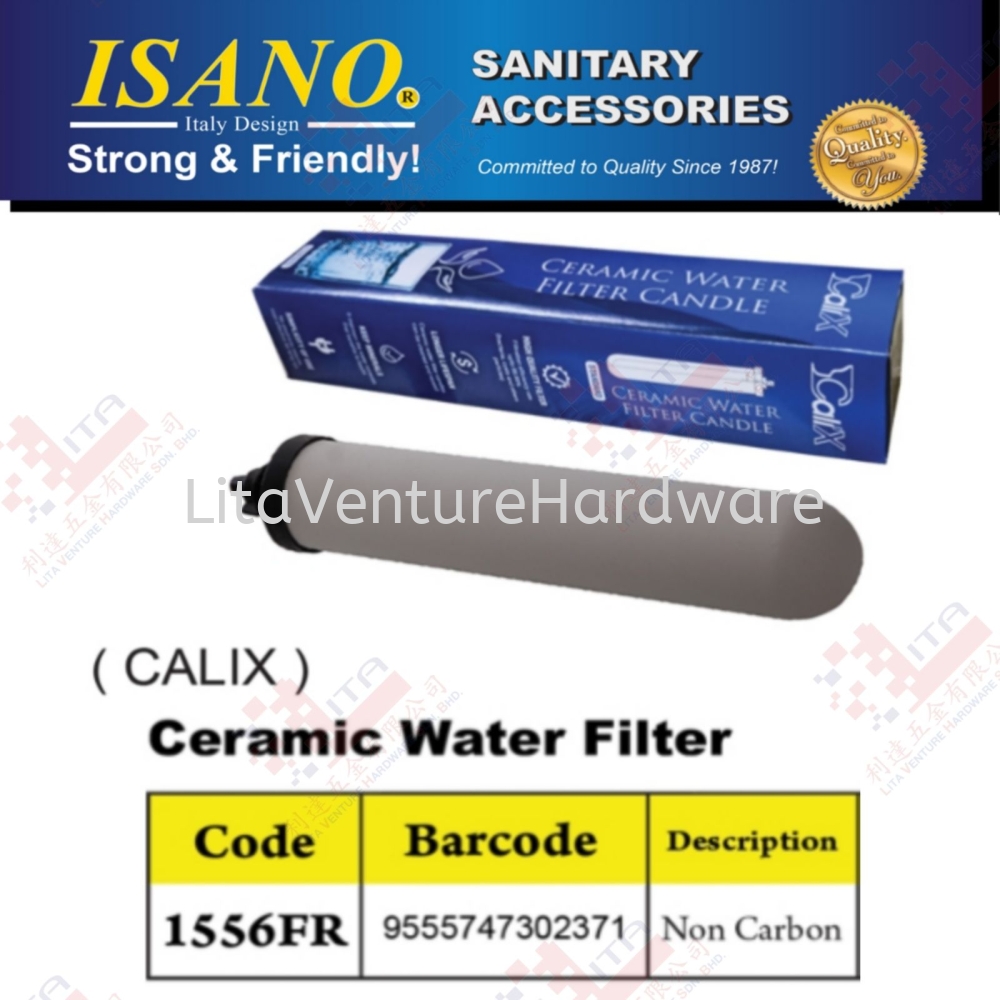 ISANO BRAND CERAMIC WATER FILTER - 1556FR
