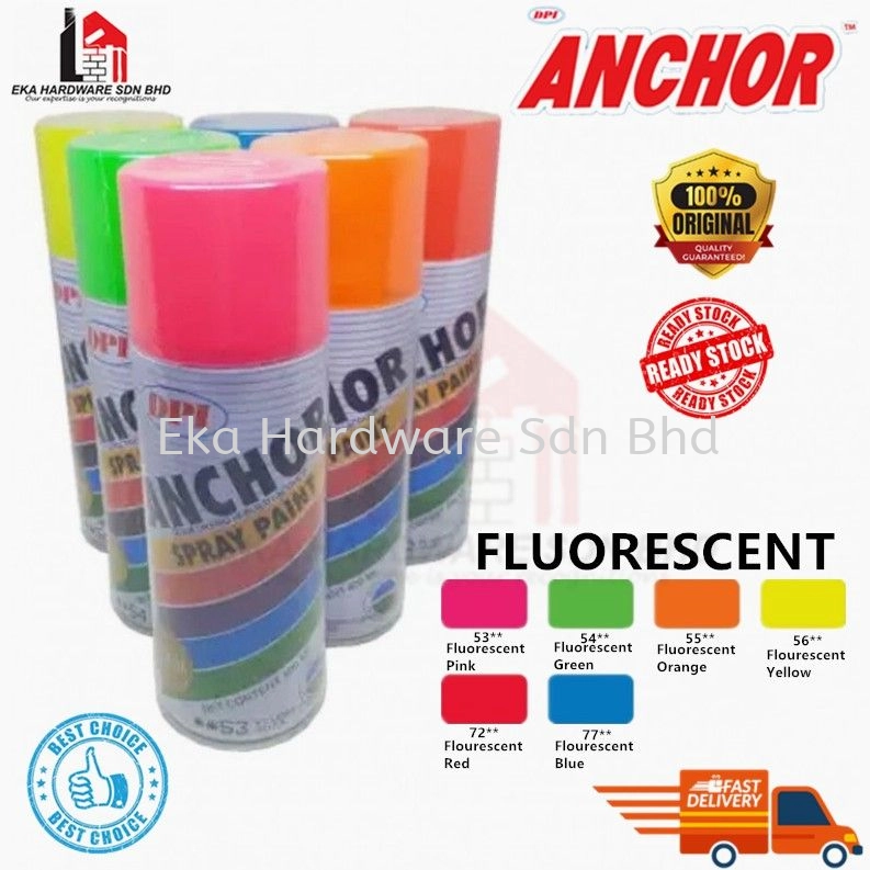 Anchor Spray Paint Fluorescent Color (400ml)