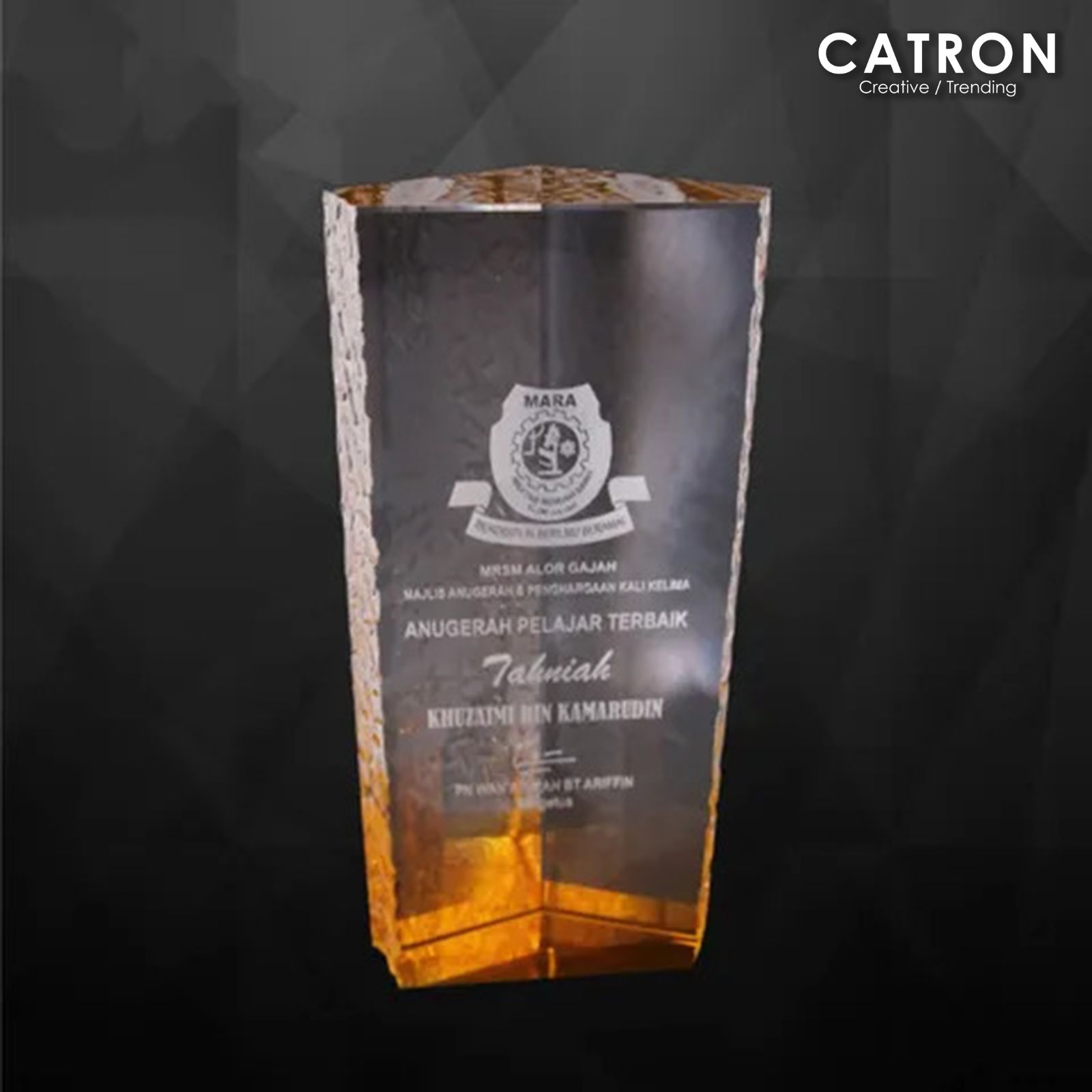 9117 - CRYSTAL TROPHY
