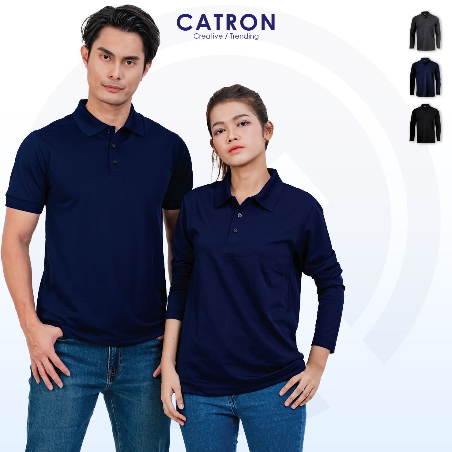 EM 5000 LS Multifunction Long Sleeve Collar T-shirt (210gsm)