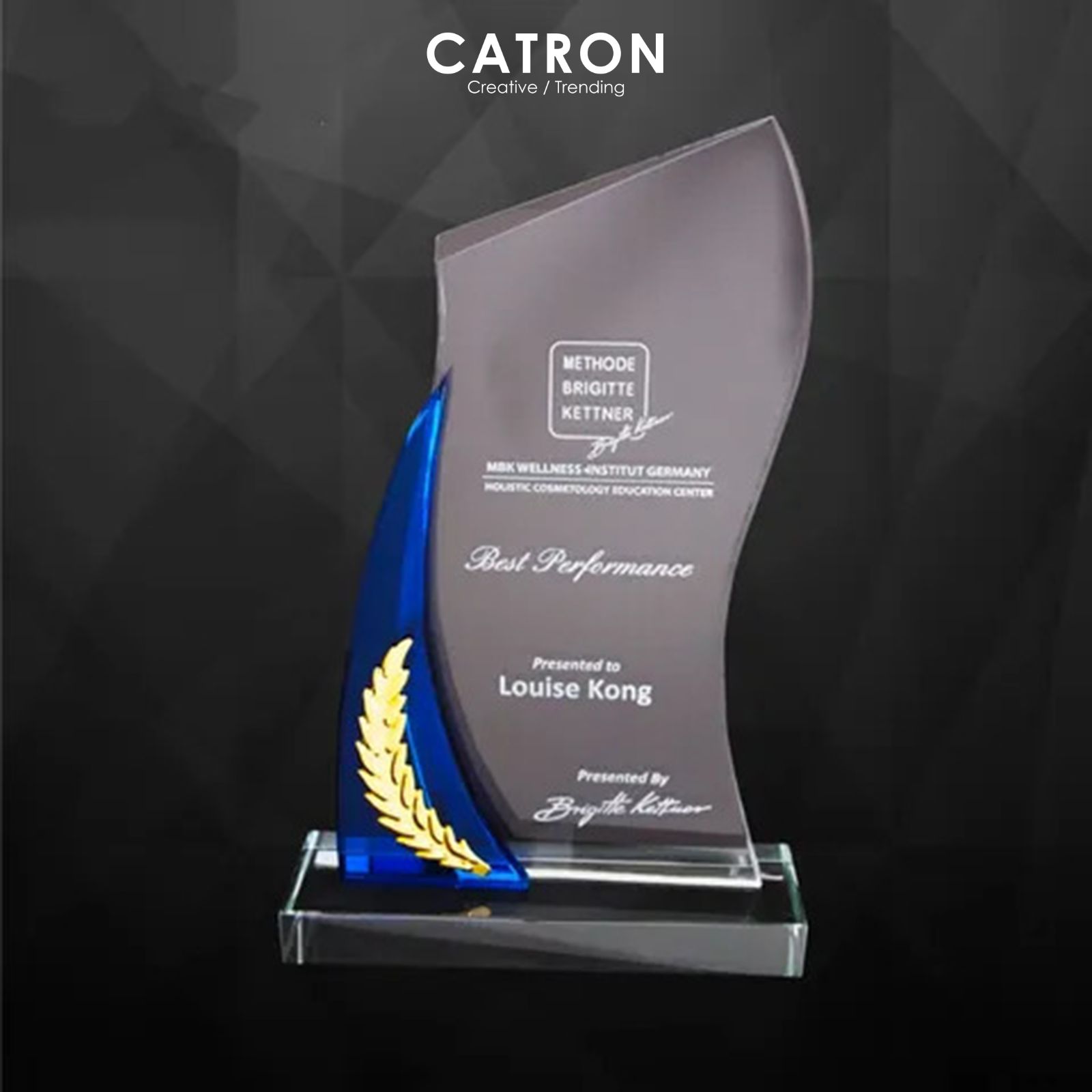 9213 - CRYSTAL PLAQUE
