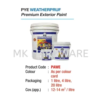 PYE WEATHERPRUF