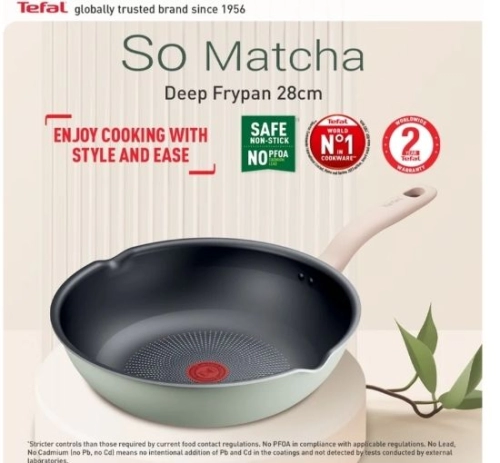Tefal Cookware So Matcha Deep Frypan (28cm) G17966
