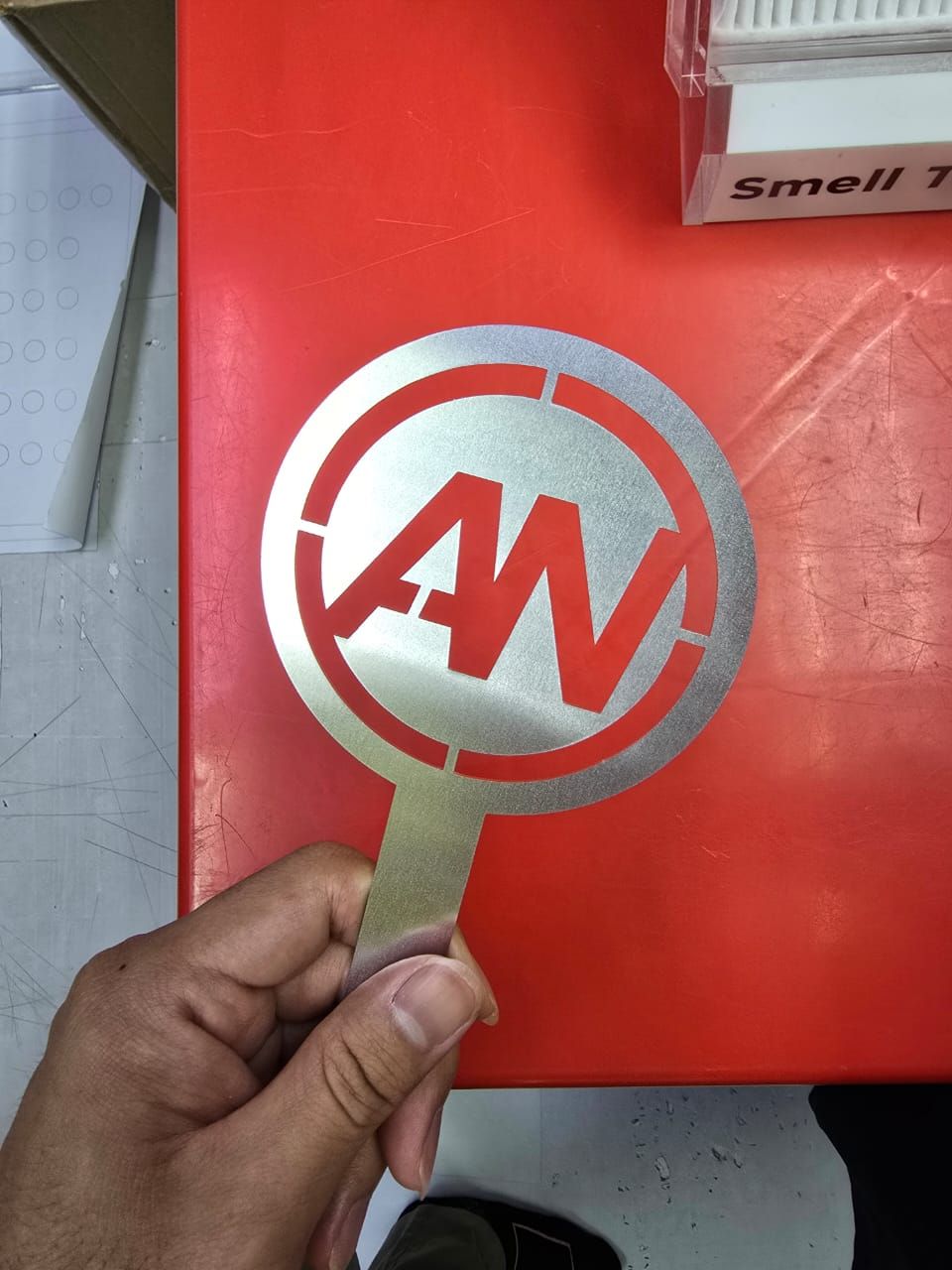 Customised Laser Cut on Stainless Steel