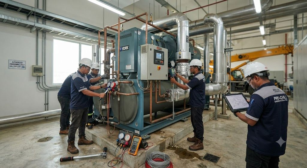 Chemical plant water chiller contractors