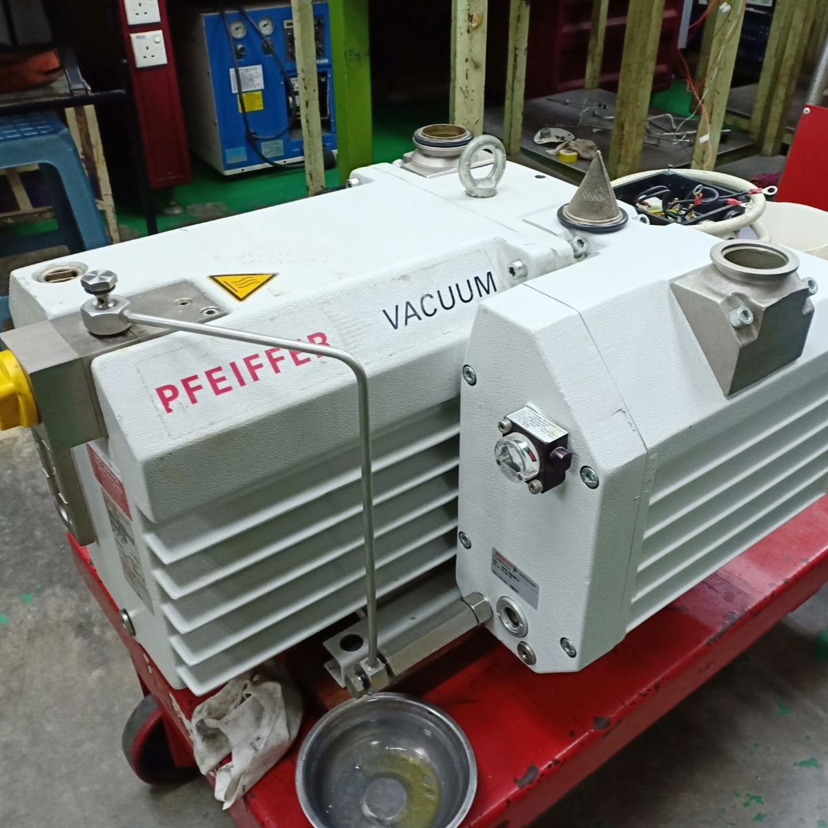 PFEIFFER DUO 65 Oil Rotary Vane Pump Repair and Service