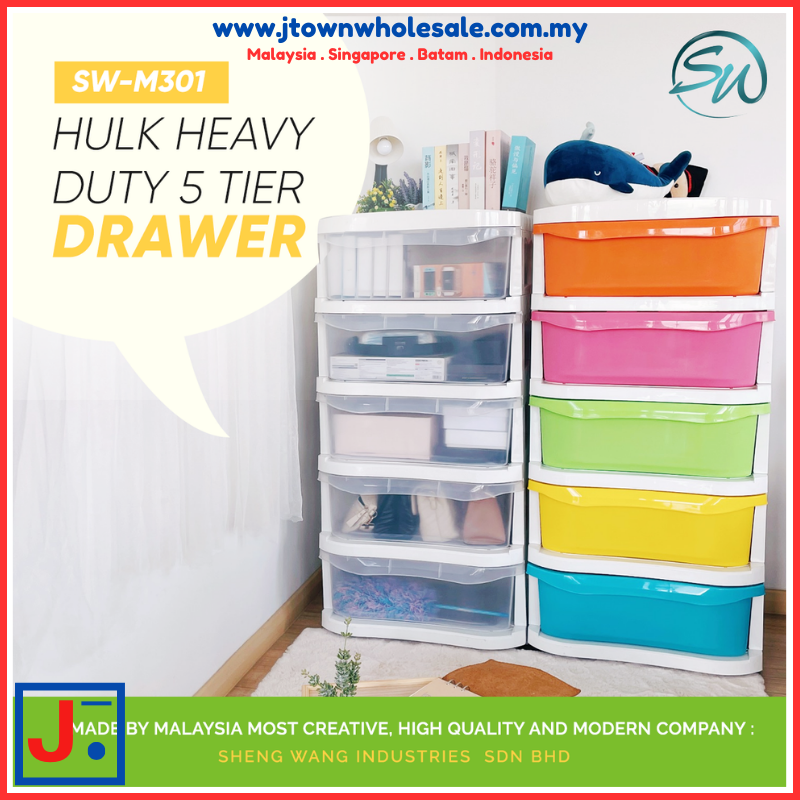 SW M301 Hulk Heavy Duty 5 Tier Drawer