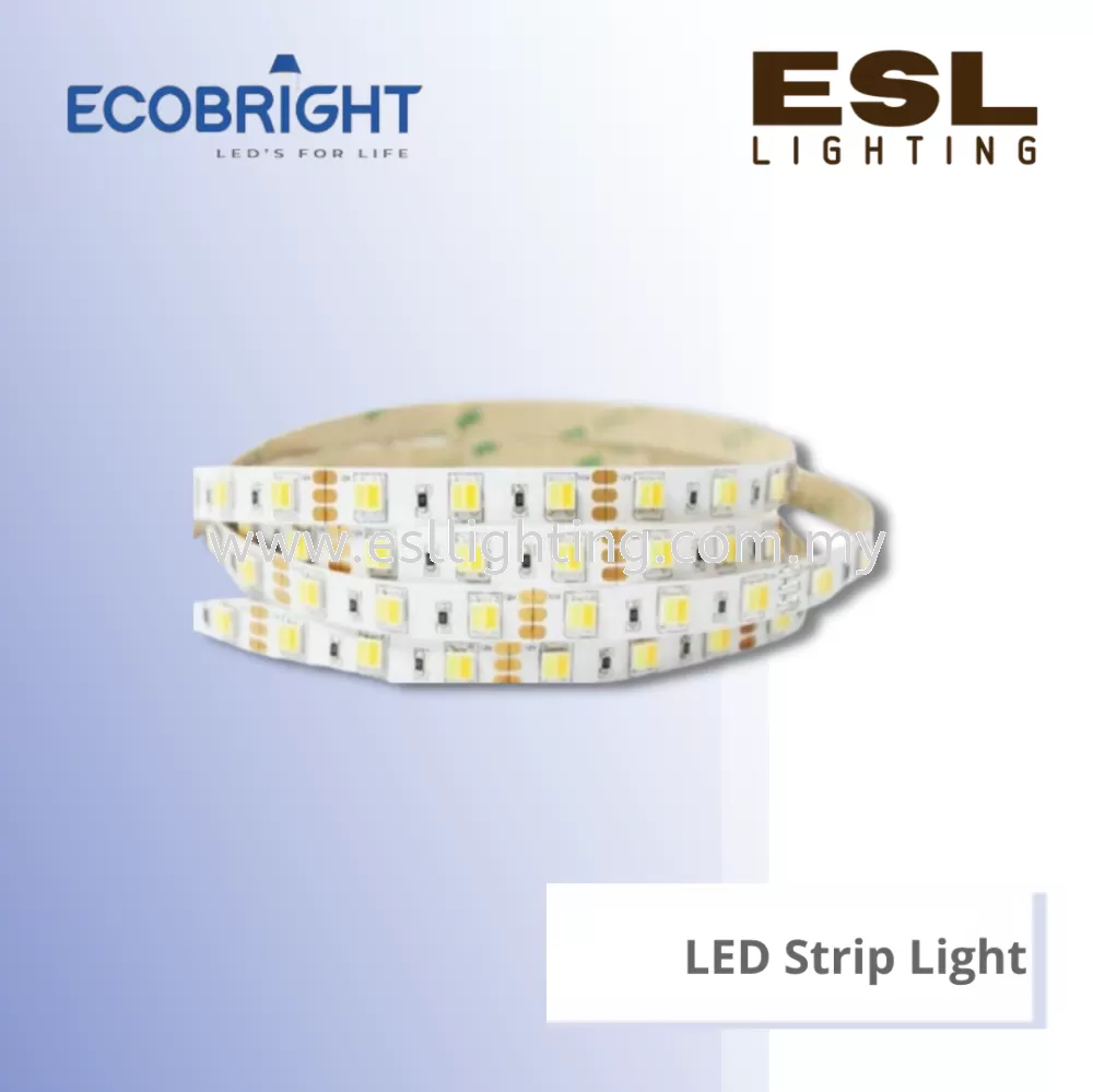 ECOBRIGHT LED Strip Light 12V 5meter 5052 2 Colour - 5M5052-IP20