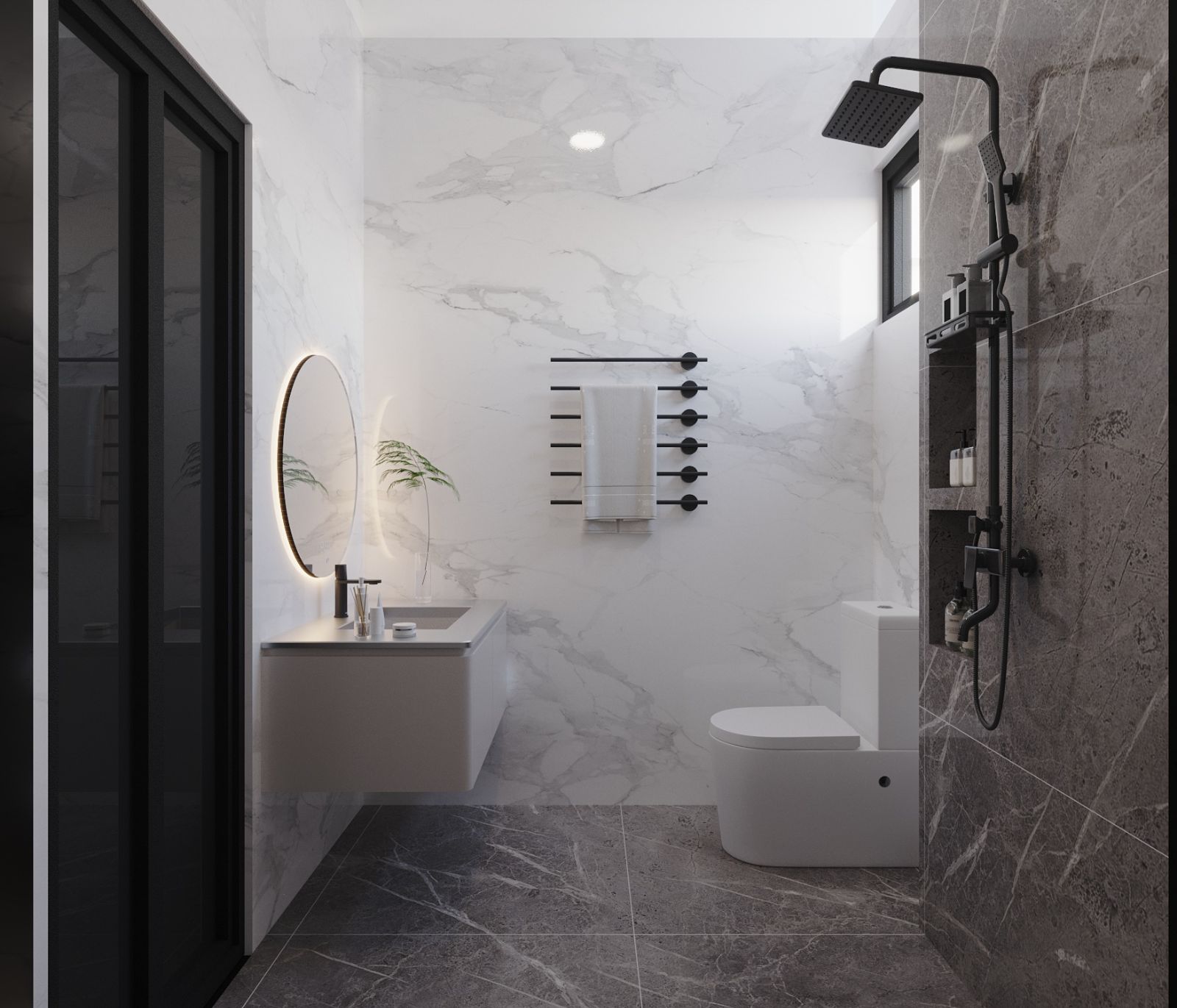 COMMON BATHROOM - SILVER - LTH