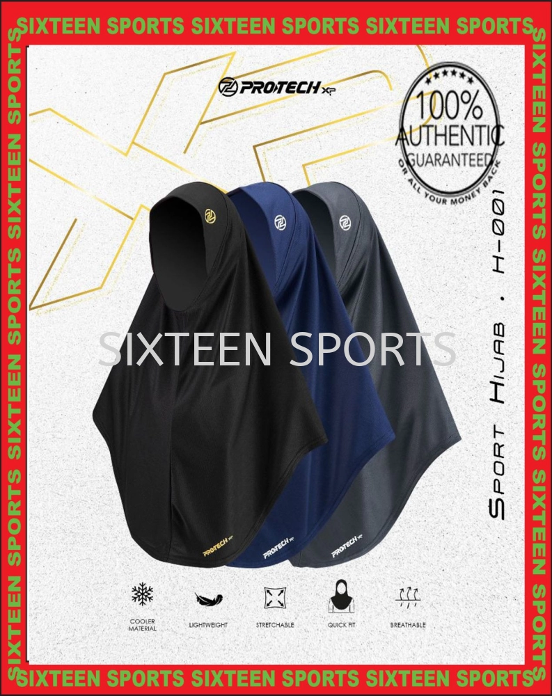 Protech Sports Hijab H001-Long