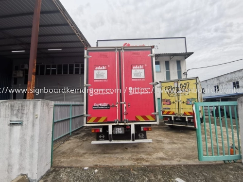 ADABI KUANTAN ADABI KEMAMAN TRUCK LORRY STICKER PRINTING & INSTALL SERVICE AT JABUR KEMAMAN TERENGGANU MALAYSIA