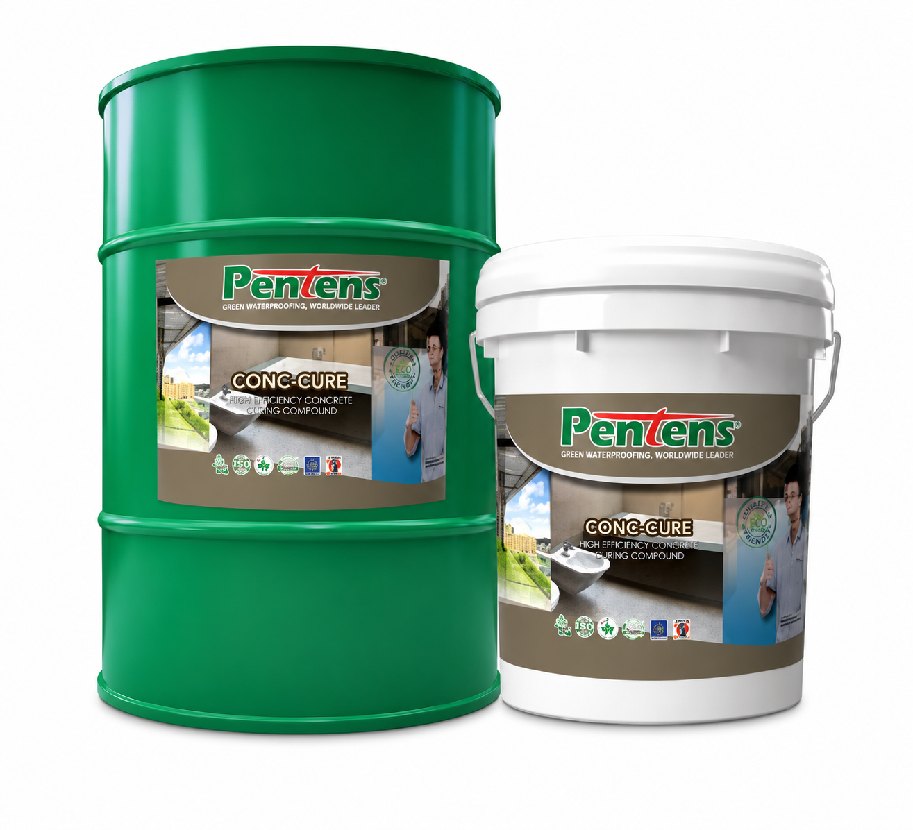 Pentens Conc-Cure  |  High Efficiency Concrete Curing Compound