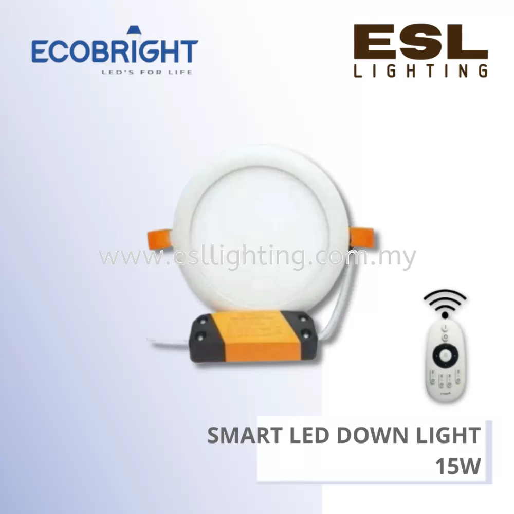 ECOBRIGHT Smart LED Downlight Round 15W - EB100 Dimmable