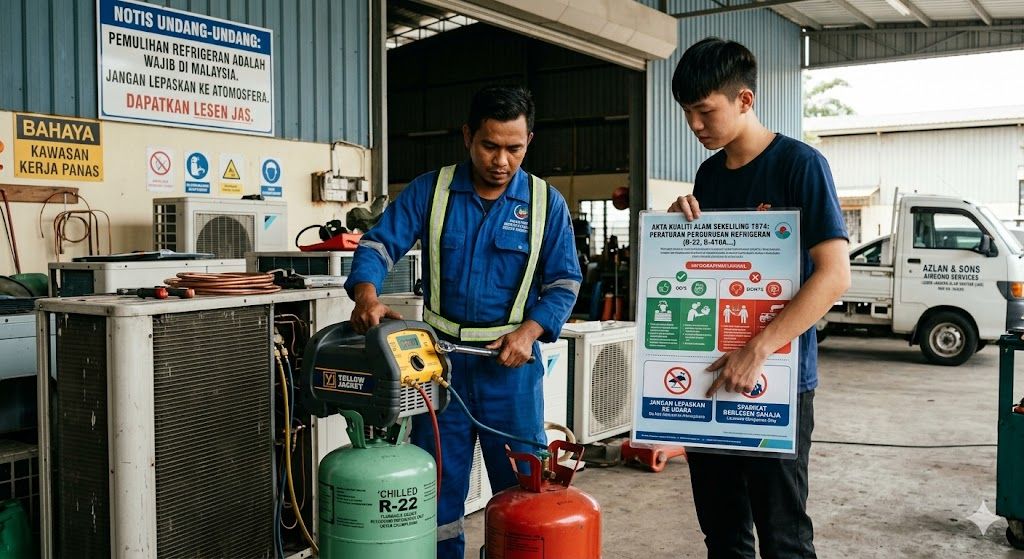 refrigerant handling legal requirements Malaysia