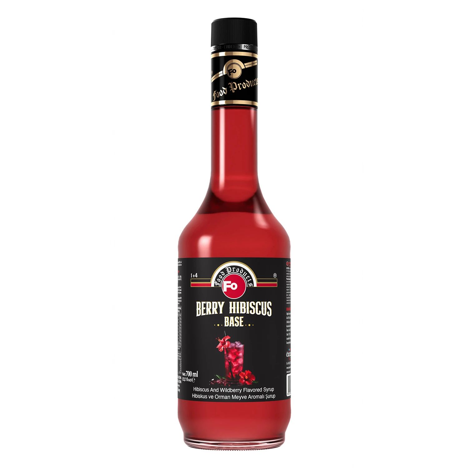 FO FLAVORED SYRUP HIBISCUS AND WILDBERRY 700ML