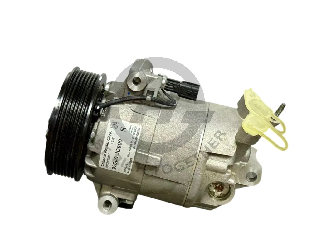 NISSAN RENAULT COMPRESSOR NISSAN #92600-JD000 DELPHI #0219DPSS ALANKO #10550822 AUTOGAMMA #108895 CTR #1201939 ACR #133149 SIDAT #1.4094 FISPA #1.4094 KRIOS #14094 HC-Cargo #240962 NRF #32472G ITN #34-AC-204 MAGNETI MARELLI #359002000750 AUTOCLIMA #40420061 VALEO #813849 CALSONIC KANSEI #A41 011 68B 021 MAHLE #ACP 104 000S FOR NISSAN QASHQAI (J10, NJ10, JJ10E) (2006/11 - 2014/04)  X-TRAIL II (T31) (2007/03 - 2018/12) RENAULT GRAND SCÉNIC III (JZ0/1_) (2009/02 - 2016/09)