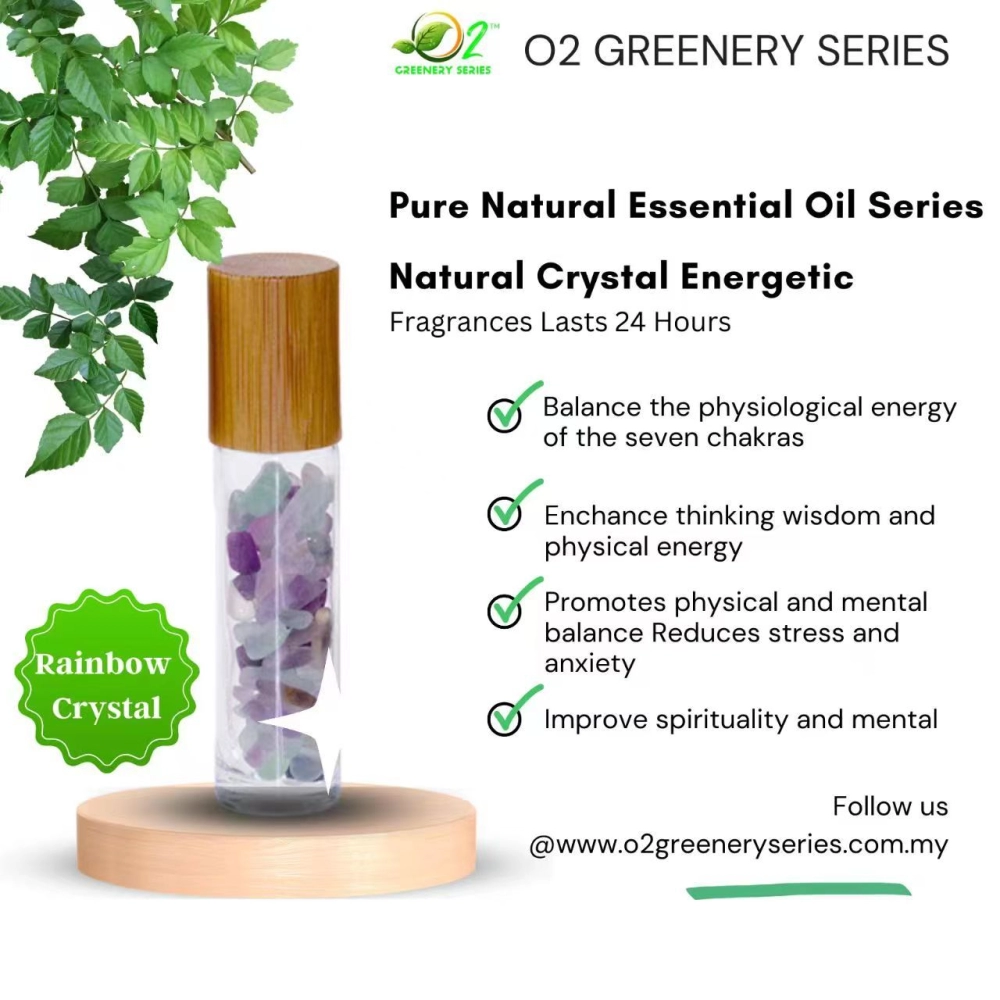 O2 Greenery Series (Passionate) Pure Natural Essential Oil Perfume 