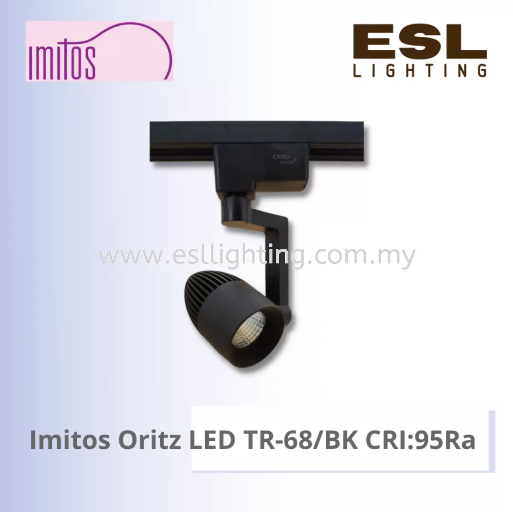 IMITOS Oritz LED TRACK LIGHT 20W - TR-68/BK CRI:95Ra