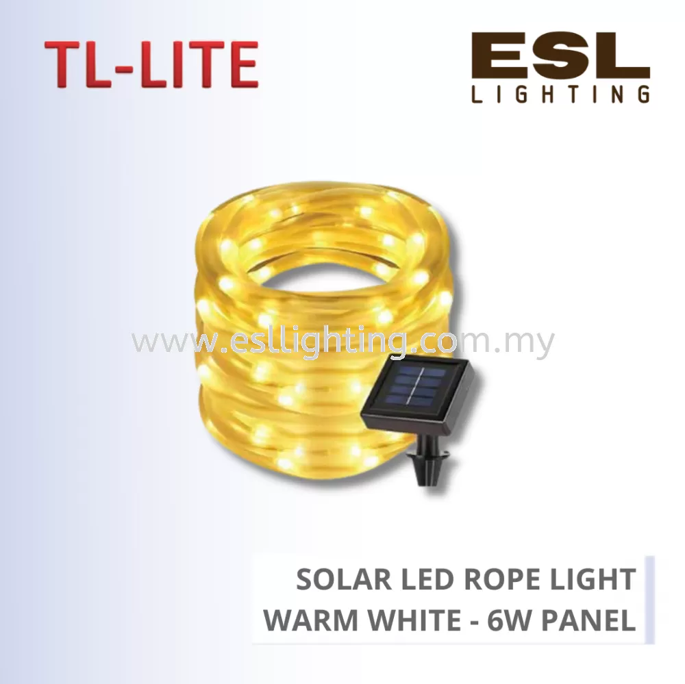 TL-LITE SOLAR LIGHT - LED SOLAR ROPE LIGHT - 6W PANEL