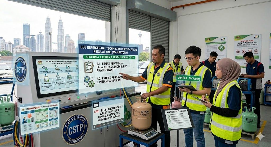 refrigerant technician certification regulations DOE