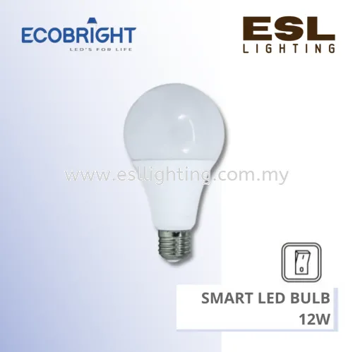 ECOBRIGHT Smart LED Bulb - 12W - 12WA60E27-3C