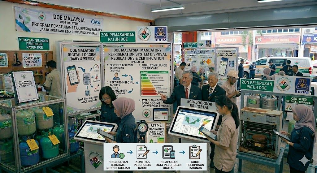 refrigeration system disposal regulations Malaysia DOE