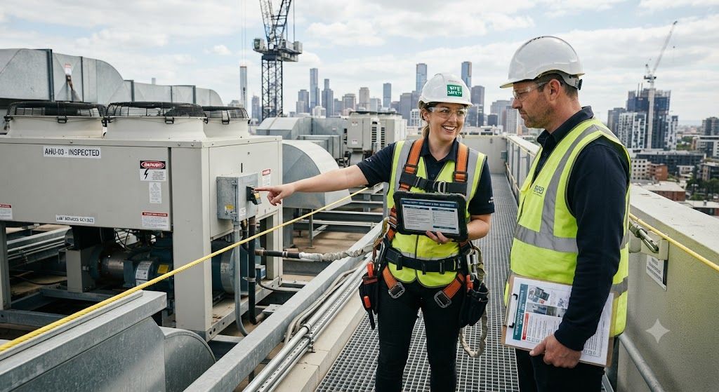 HVAC technician safety inspection risk assessment