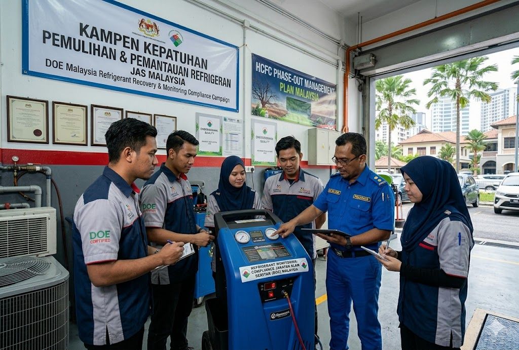 refrigerant monitoring compliance Malaysia DOE