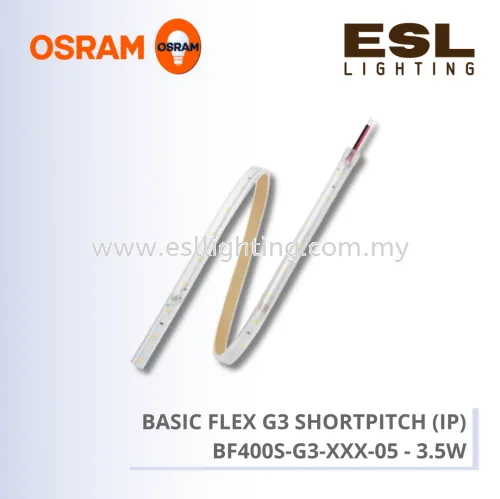 OSRAM BASIC FLEX G3 SHORTPITCH (IP) 24V 3.5W per meter (16.5W) - BF400S-G3-8XX-05