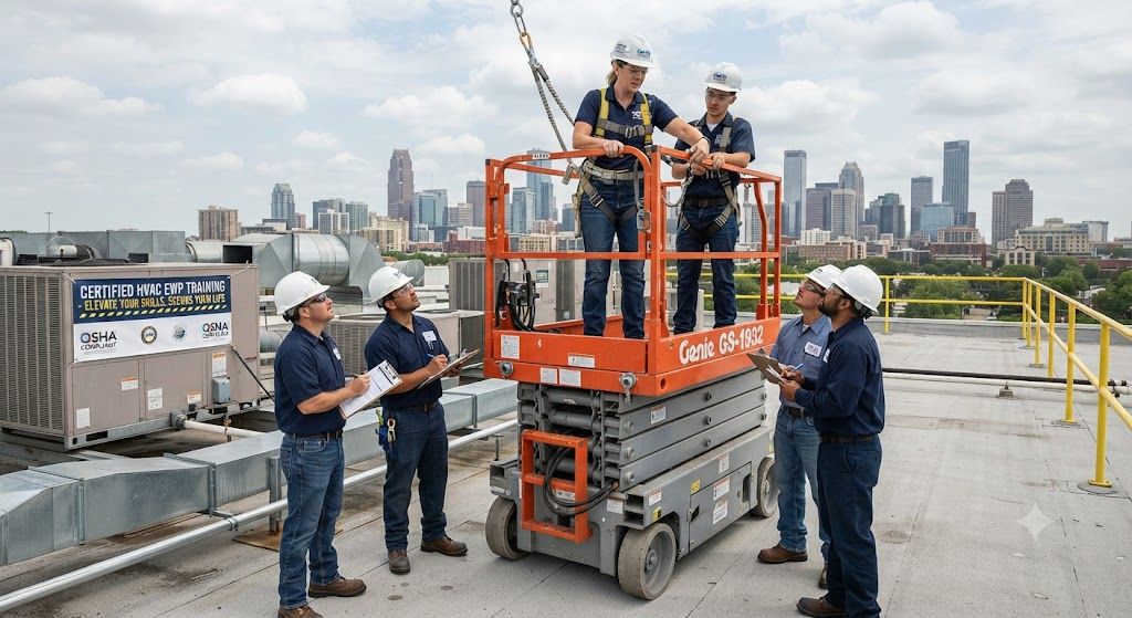 certified HVAC elevated work platform trainig