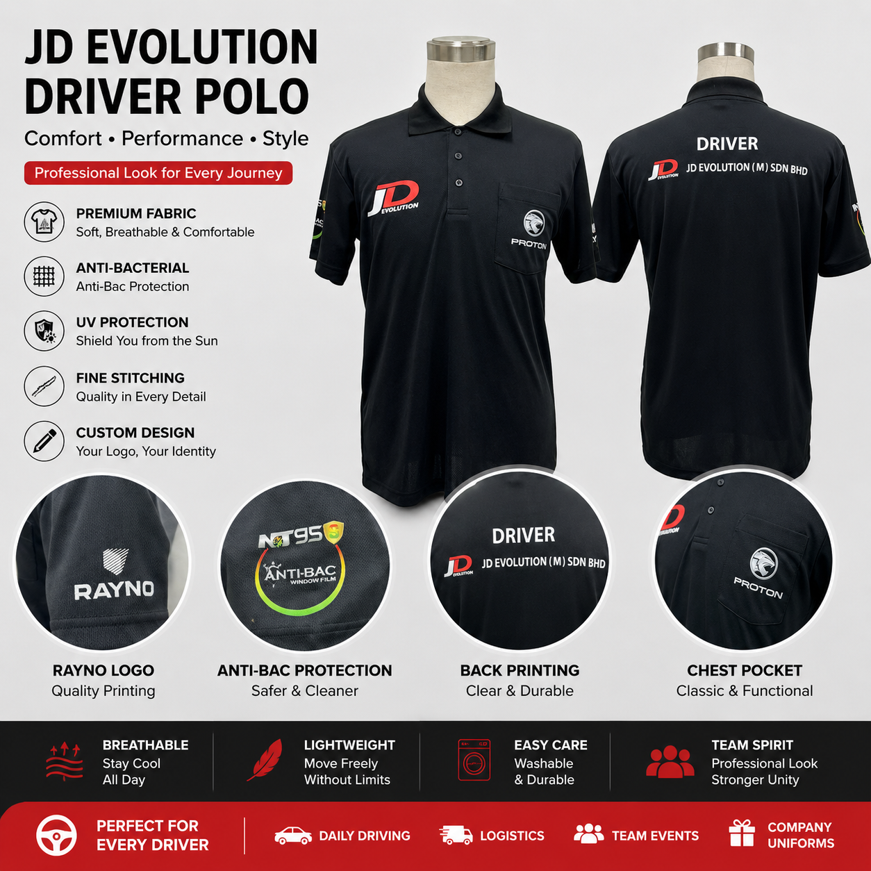 Professional Driver Uniform