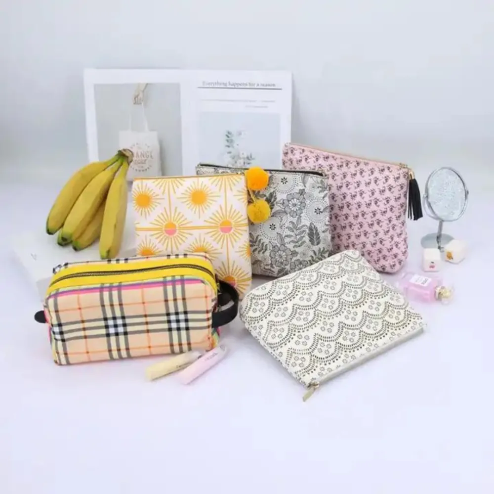 Eco Friendly Banana Fiber Pouch Zipper Bag